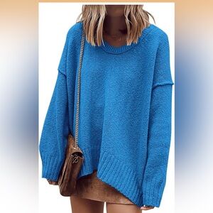 Chic Blue Sweater